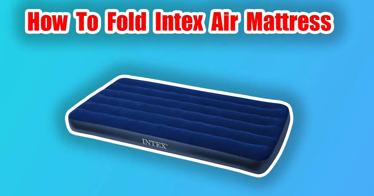 intex air mattress user manual